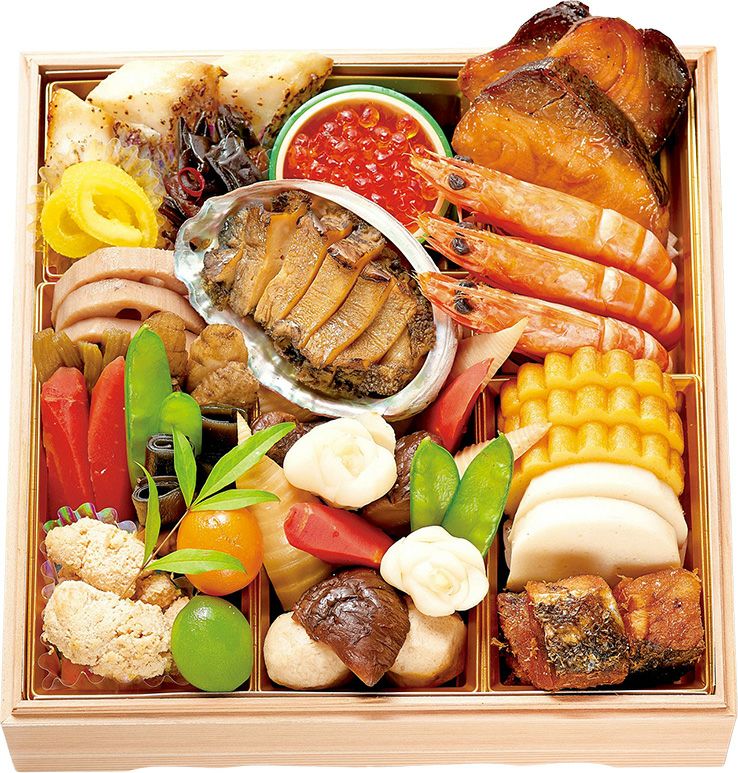彩り美しい大和の二段重、国産と奈良食材にこだわった贅沢なおせち